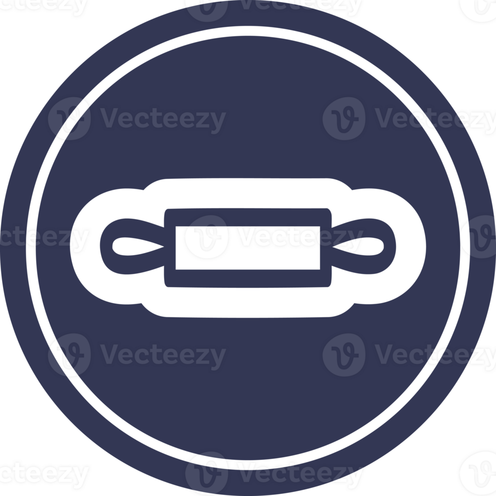 rolling pin circular icon symbol png