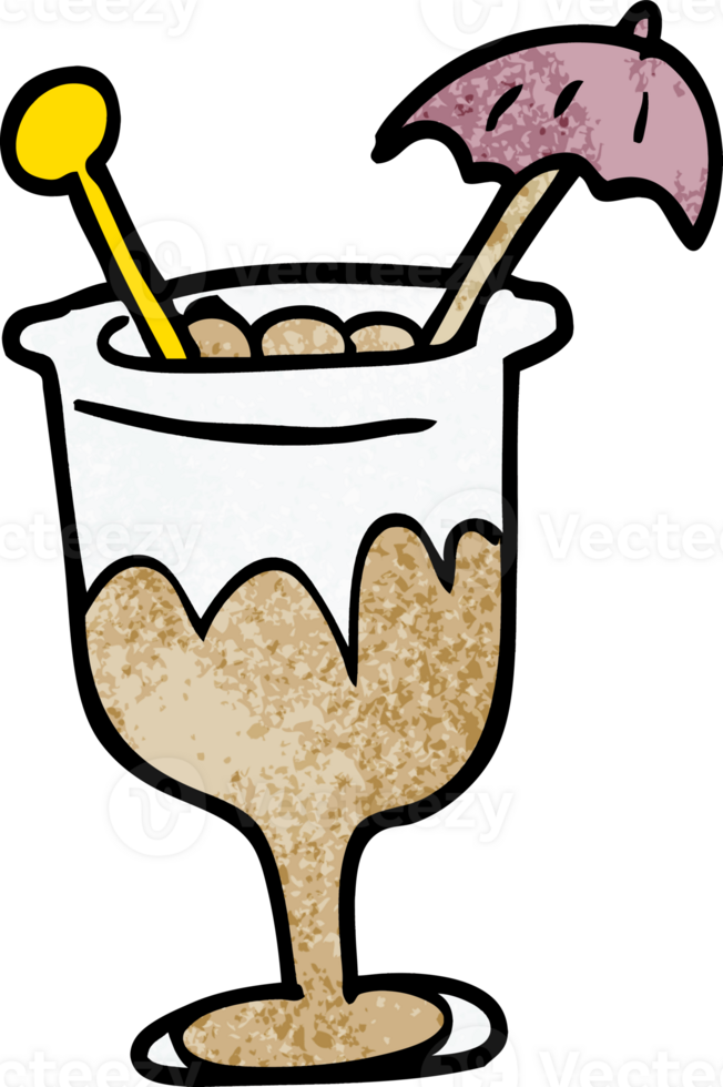 cartoon doodle cocktail png