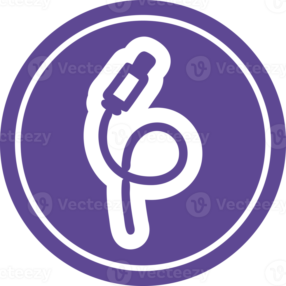 electrical plug circular icon symbol png