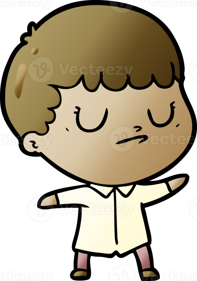 cartoon grumpy boy png