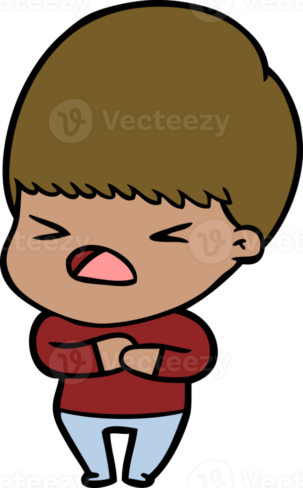 cartoon stressed man png