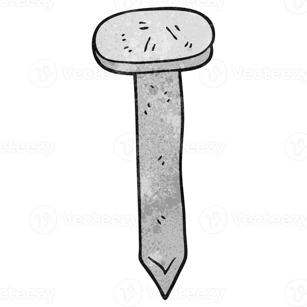 textured cartoon nail png