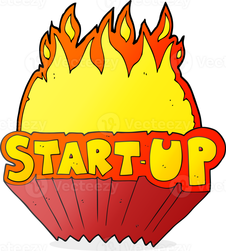 drawn cartoon startup symbol png