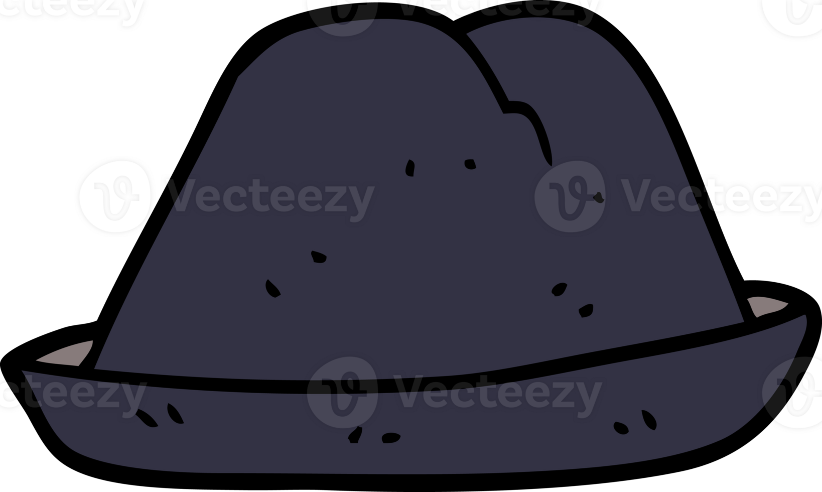 cartoon doodle hat png