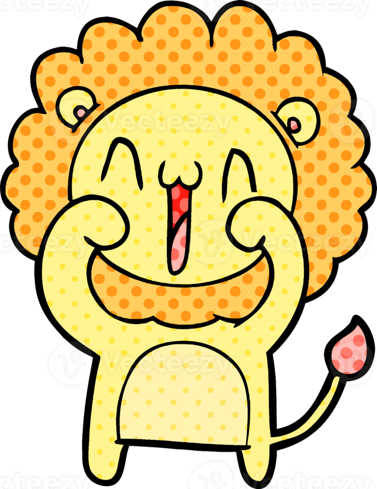 happy cartoon lion png