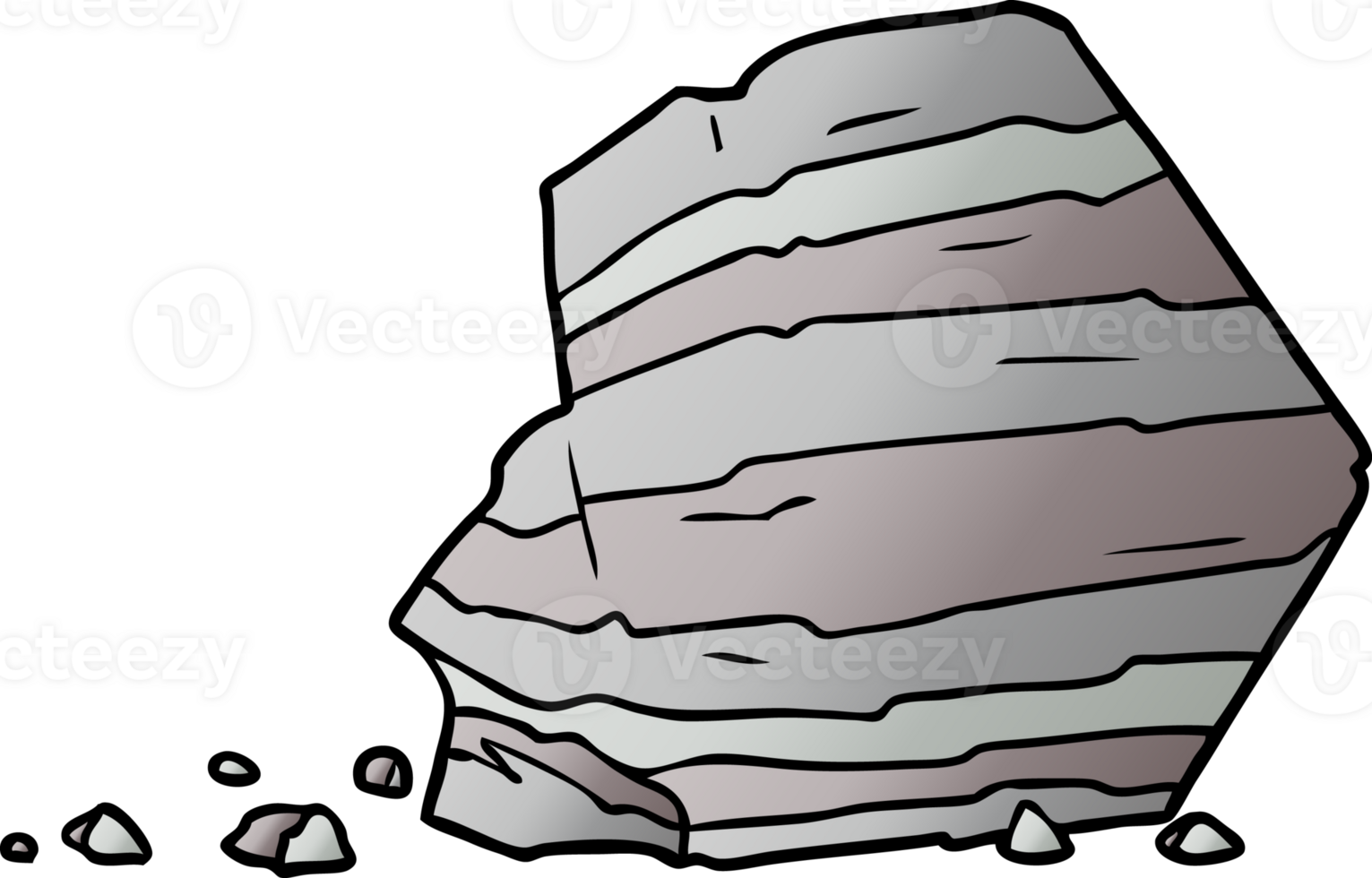 cartoon large rock png