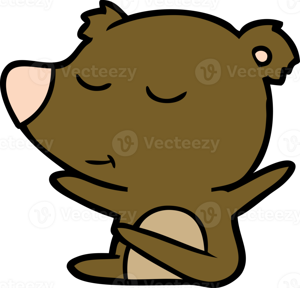 happy cartoon bear png