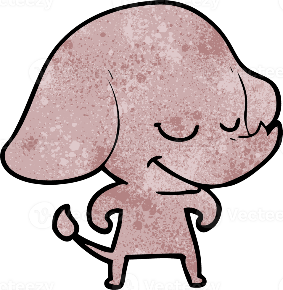 cartoon smiling elephant png