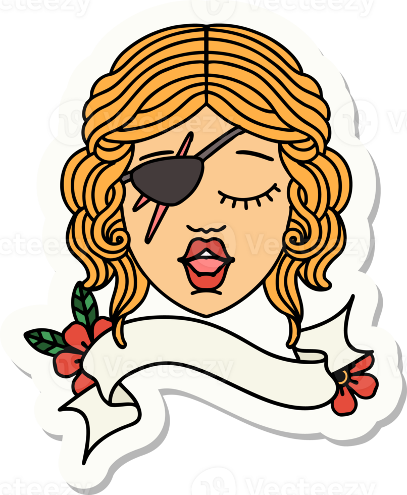 sticker of a human rogue character face png