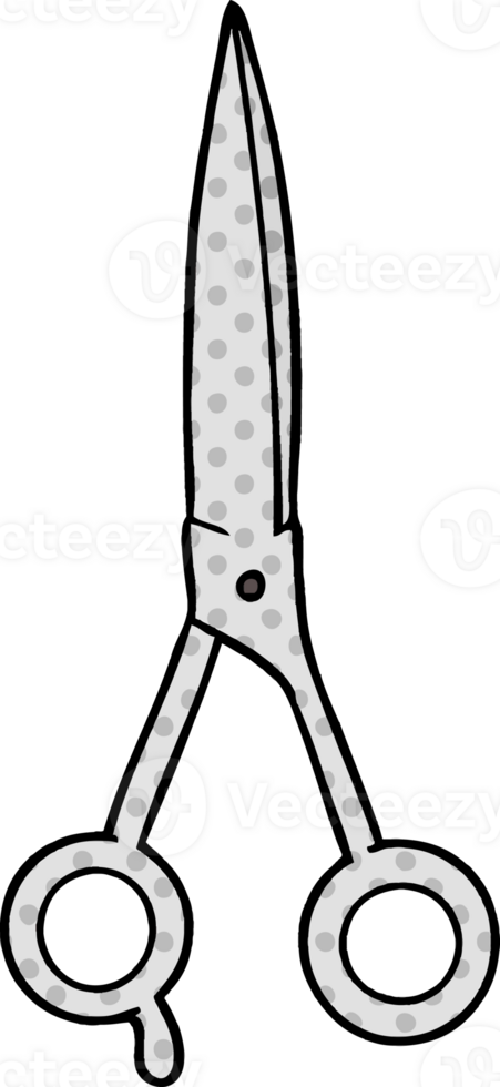 cartoon barber scissors png