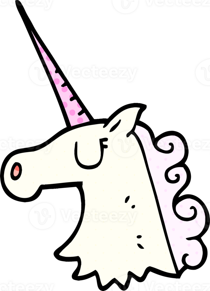 cartoon doodle pretty unicorn png