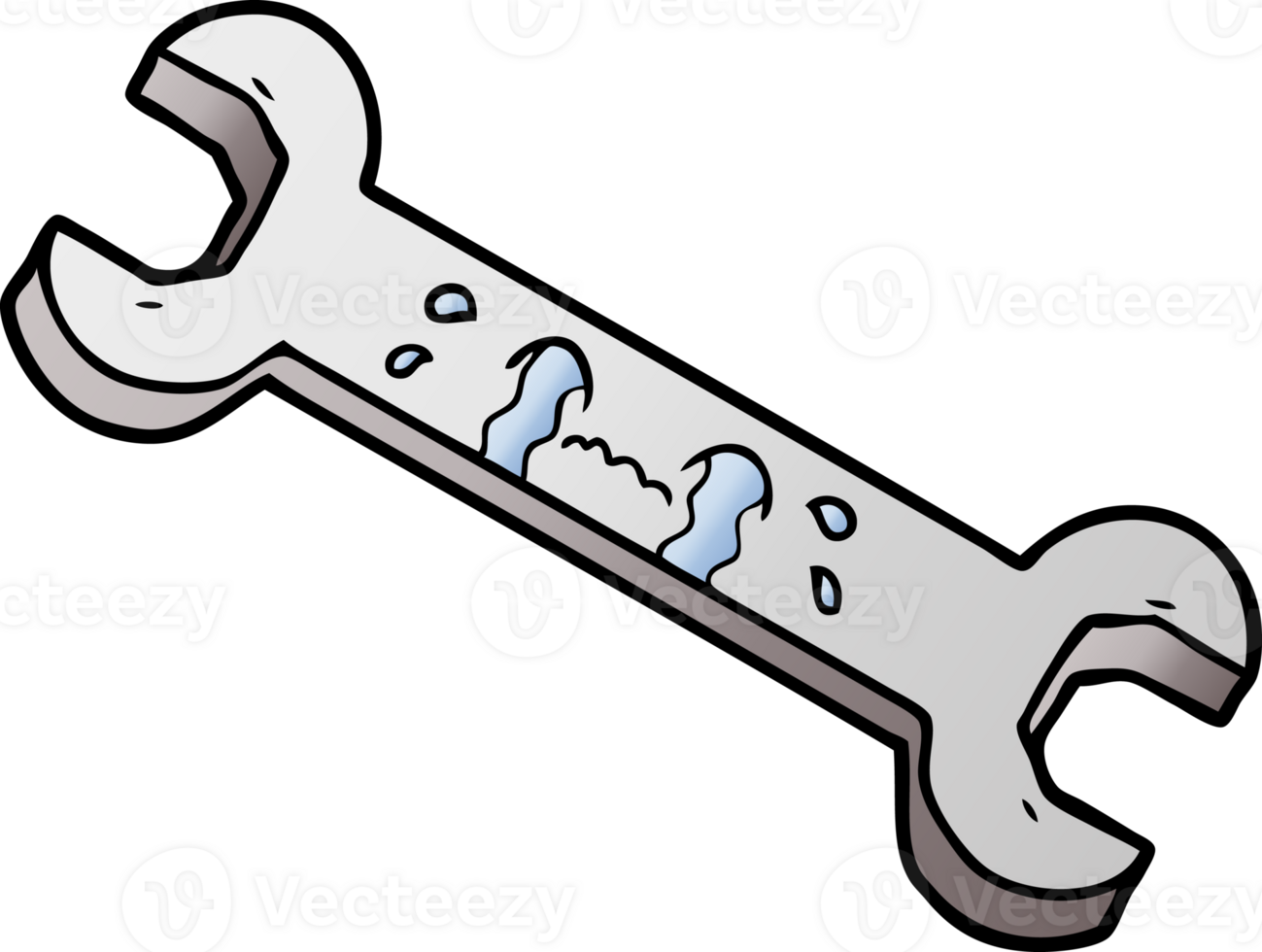 cartoon crying spanner png