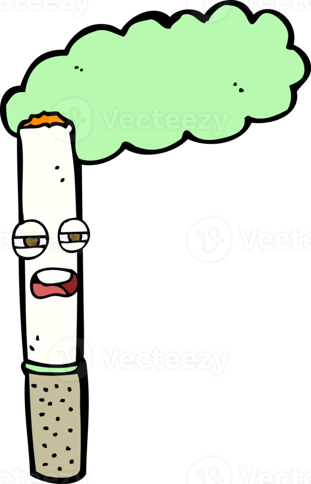 cartoon happy cigarette png
