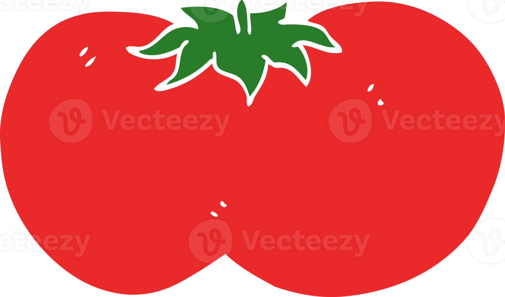 cartoon doodle huge tomato png