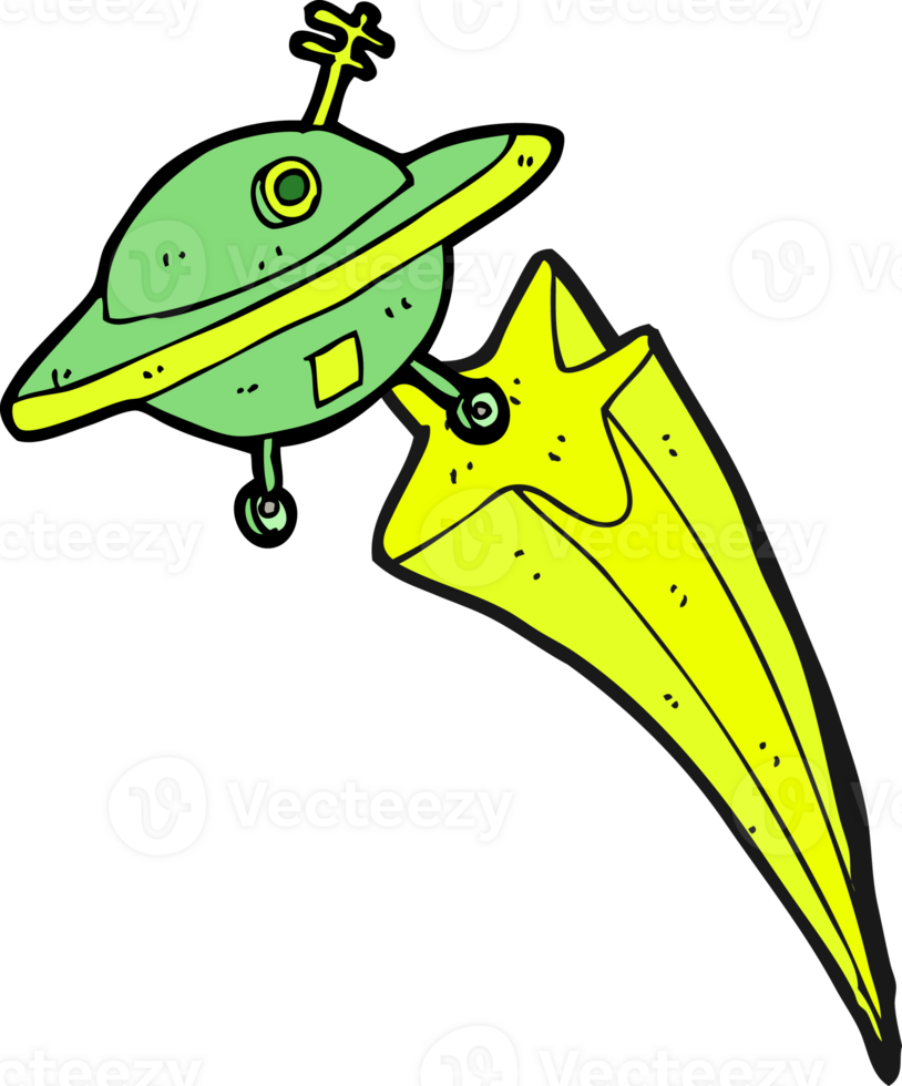 cartoon flying saucer png