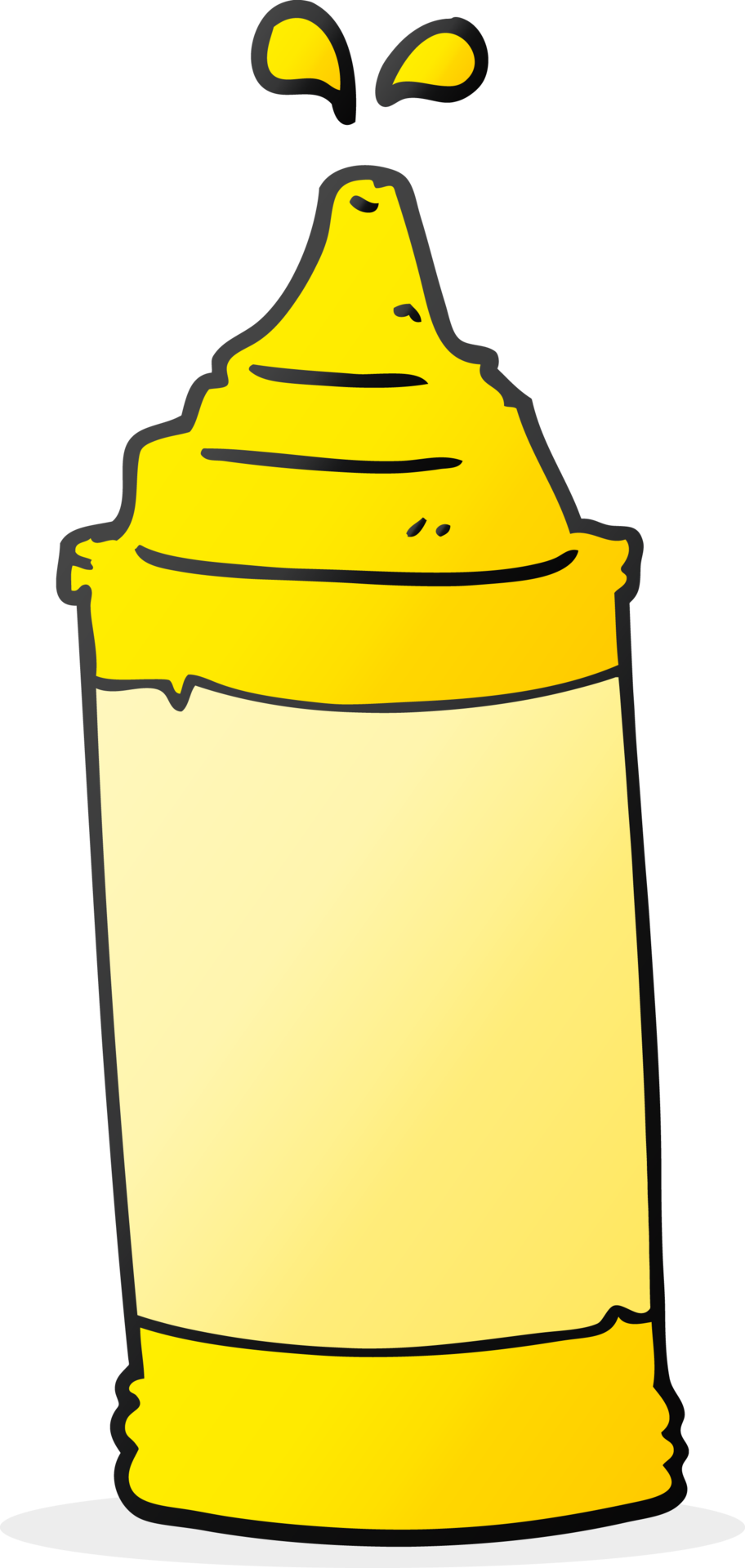 hand drawn cartoon mustard bottle 45207549 PNG