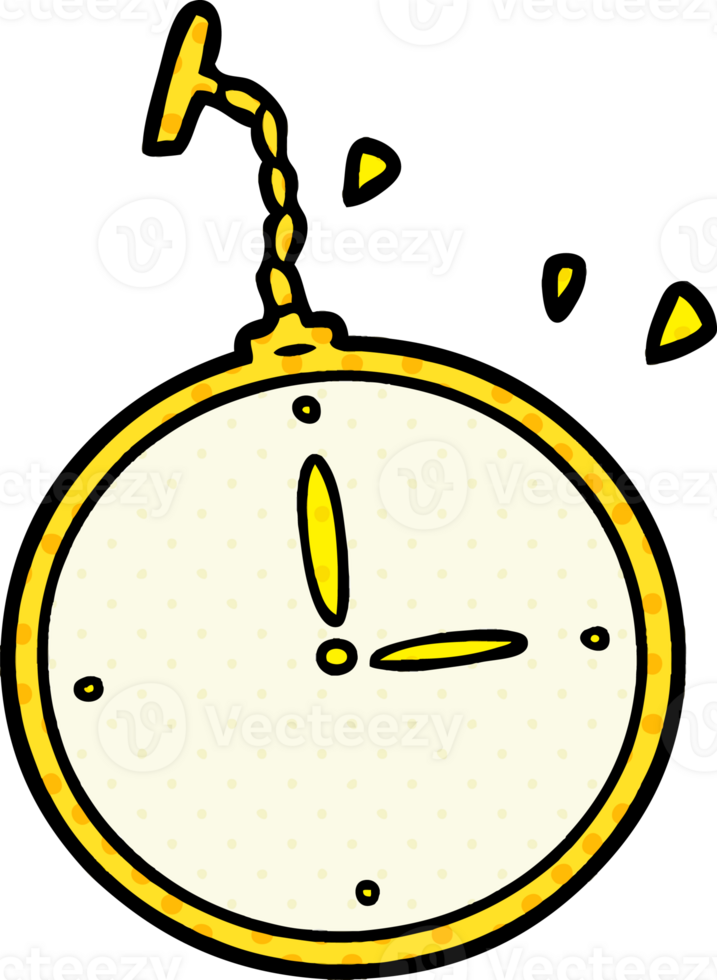 cartoon pocket watch png