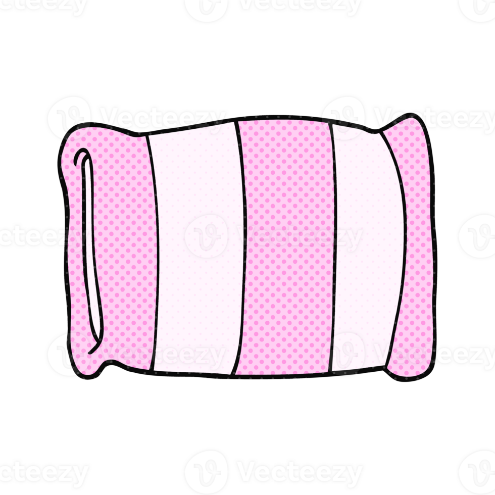 hand drawn cartoon pillow png