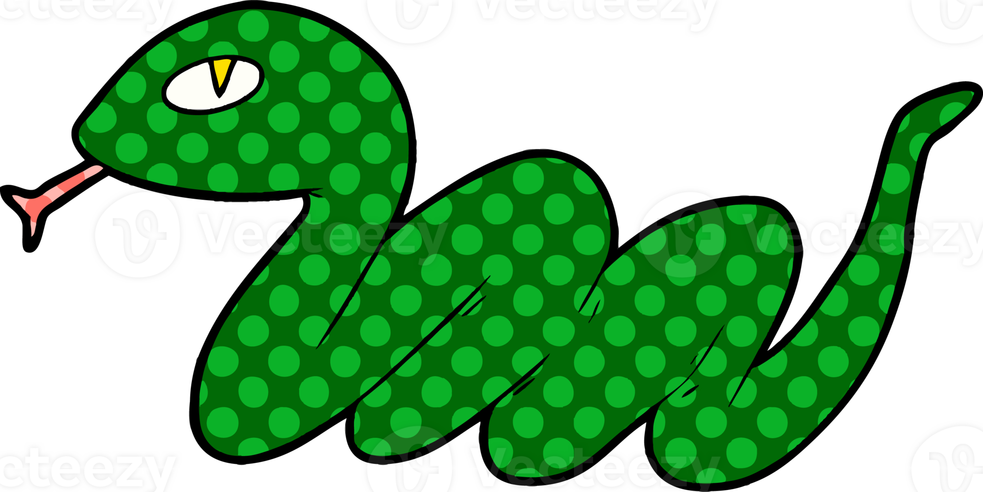 serpiente deslizándose de dibujos animados png