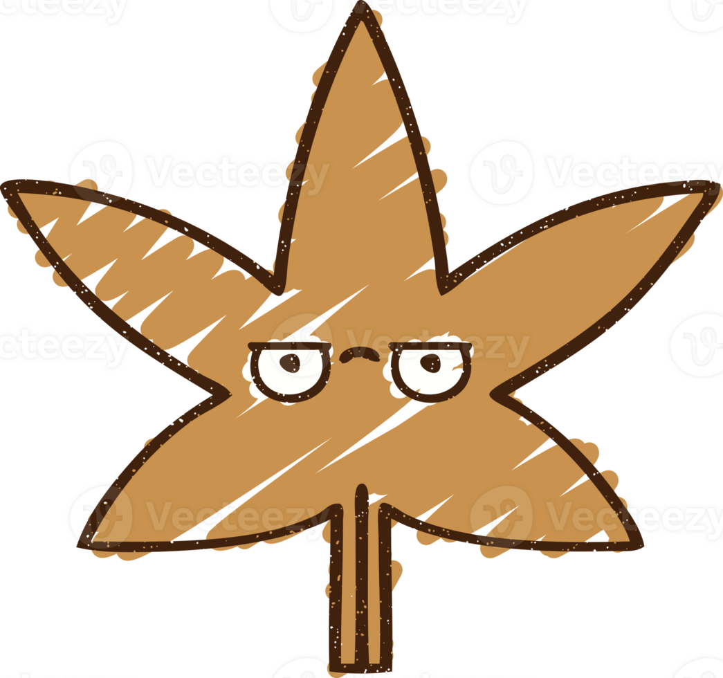 Leaf Chalk Drawing png