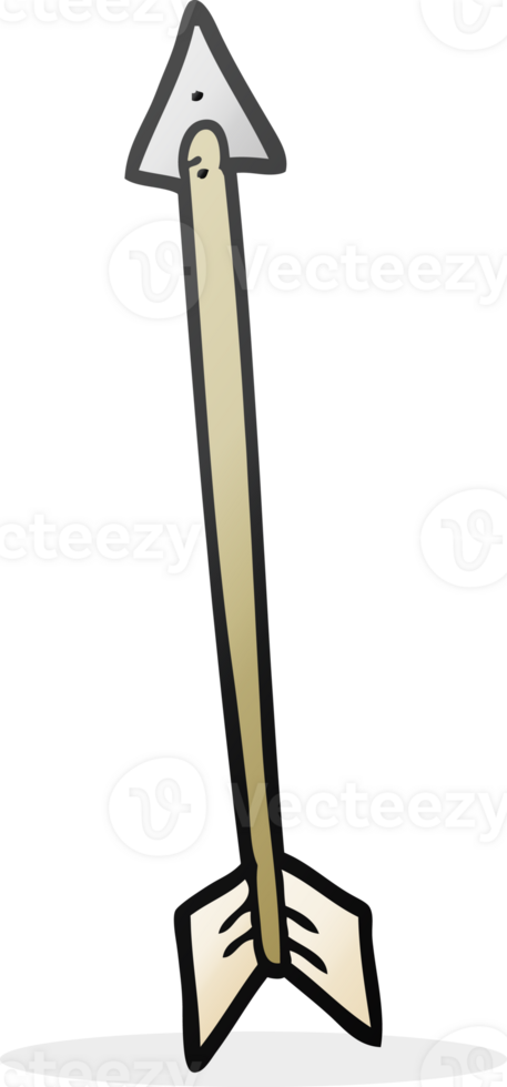hand drawn cartoon arrow png
