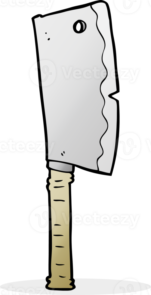 cartoon meat cleaver png