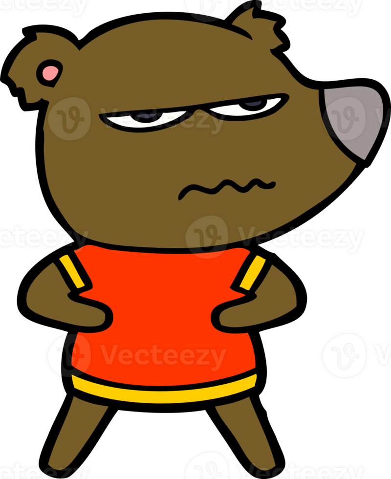 annoyed bear cartoon png