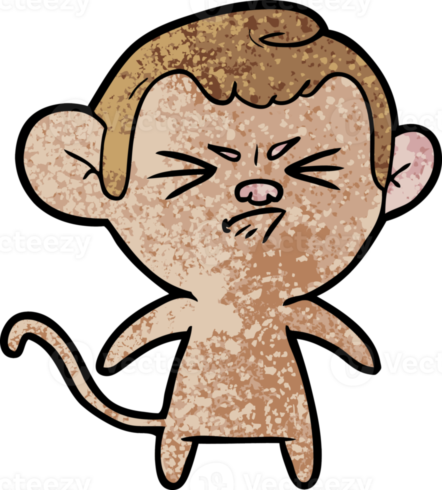 cartoon angry monkey png