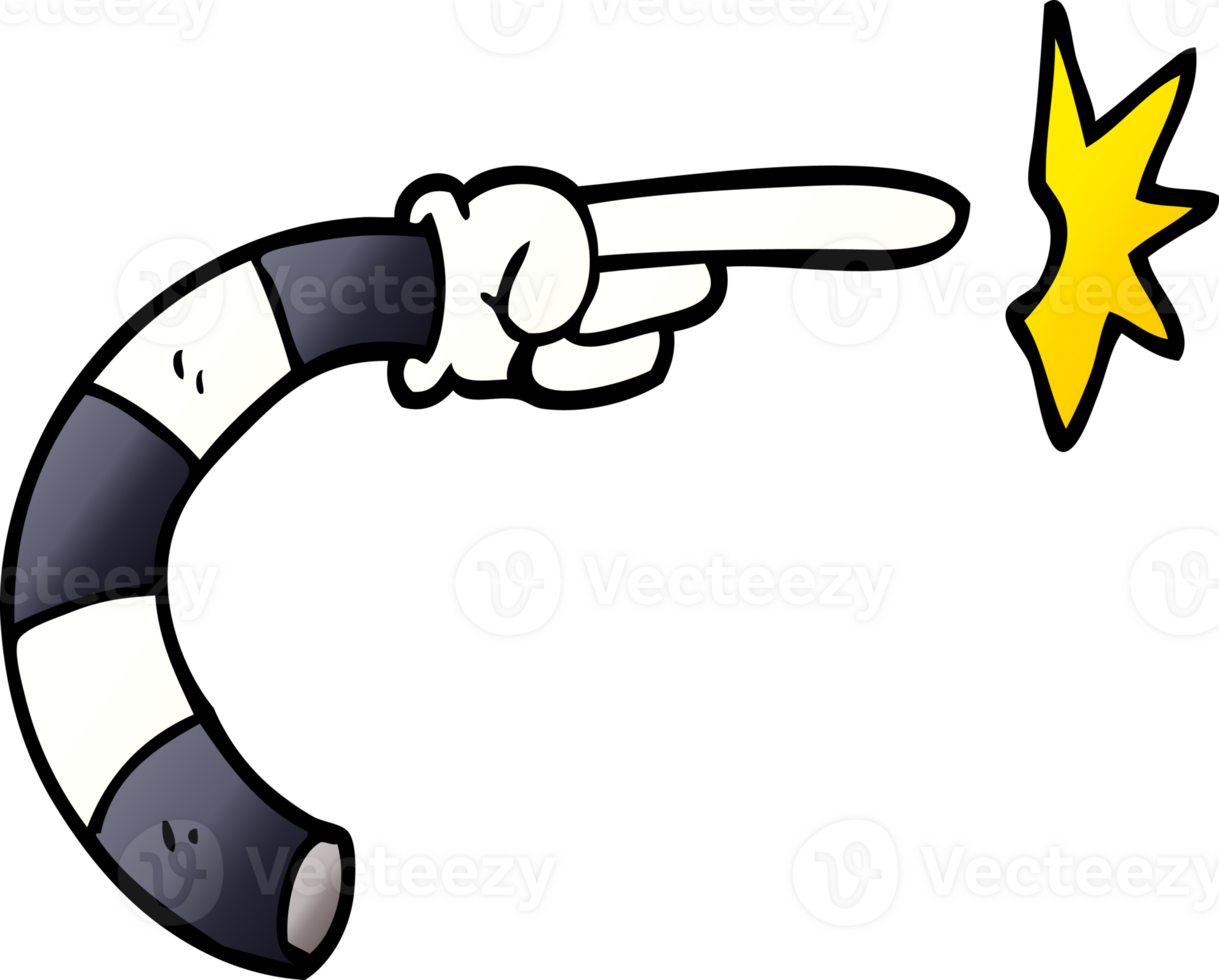 cartoon doodle arm gesture png