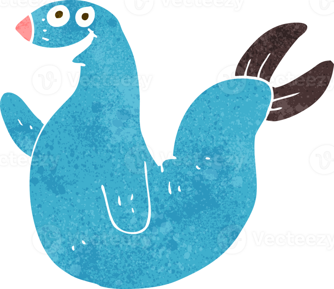 cartoon happy seal png