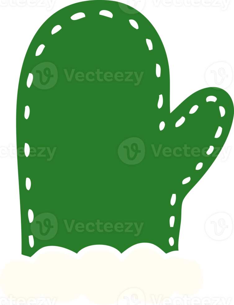cartoon doodle oven mitts png