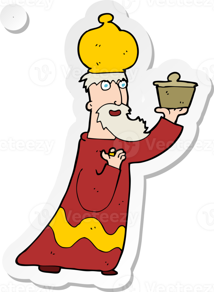 sticker of a one of the three wise men png