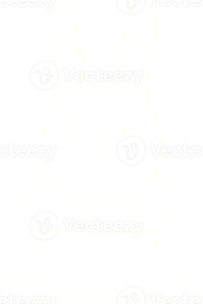 Rabbit Chalk Drawing png