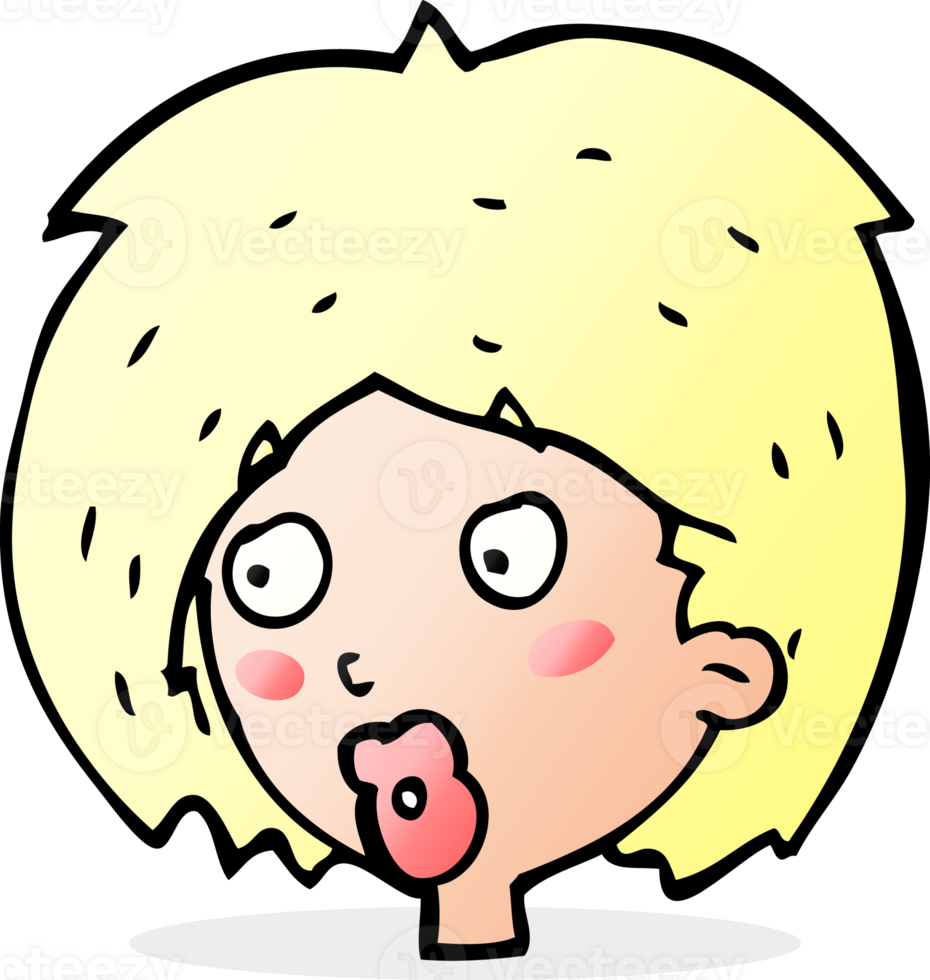 cartoon woman looking png