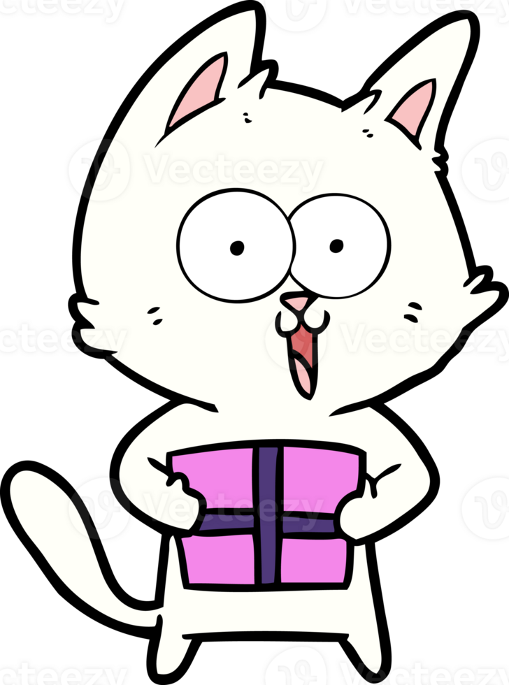 funny cartoon cat png