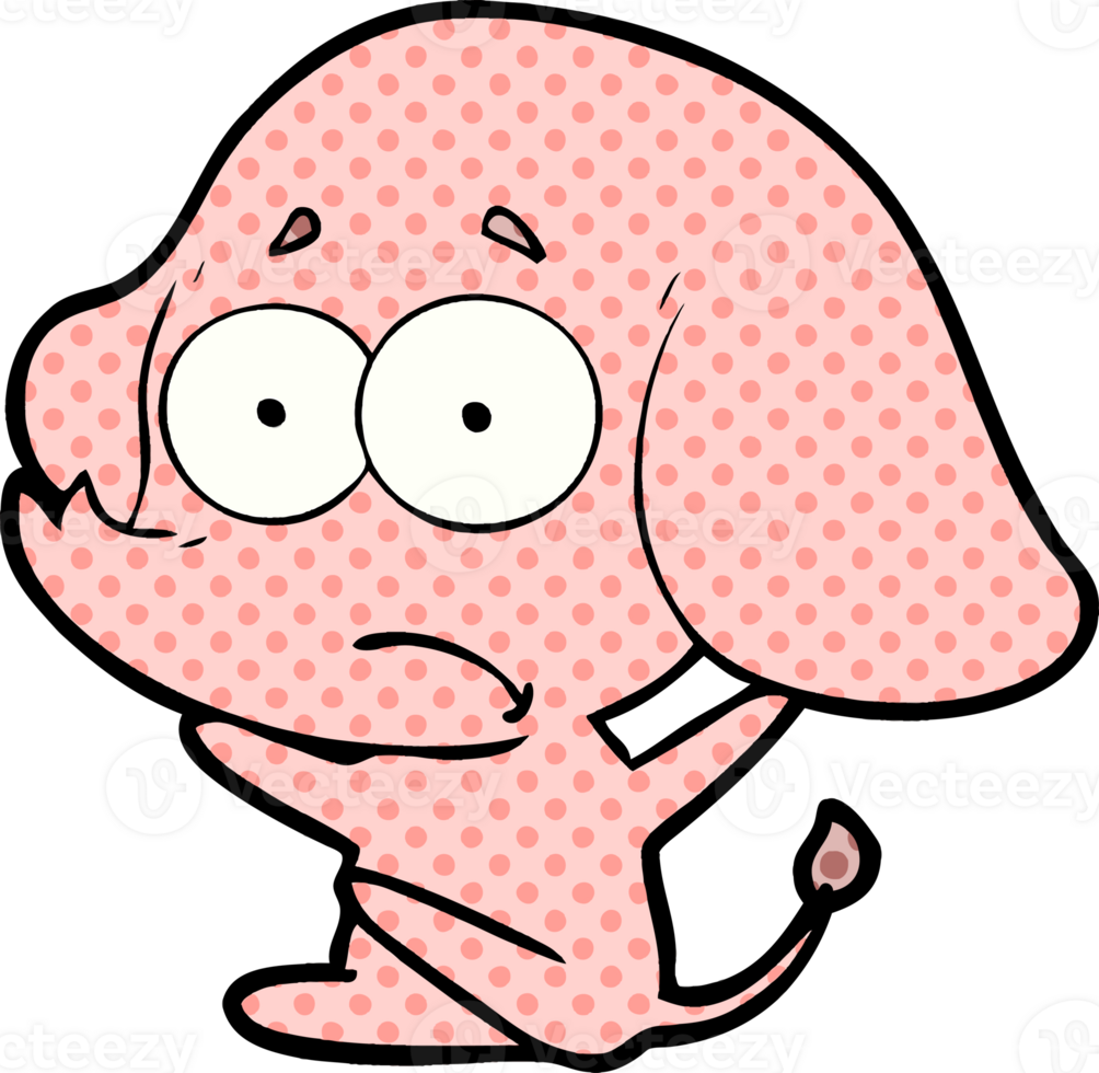 cartoon unsure elephant png