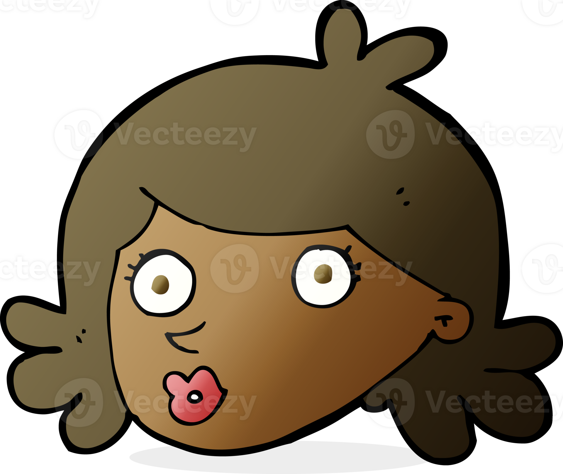 cartoon pretty face 45212530 PNG