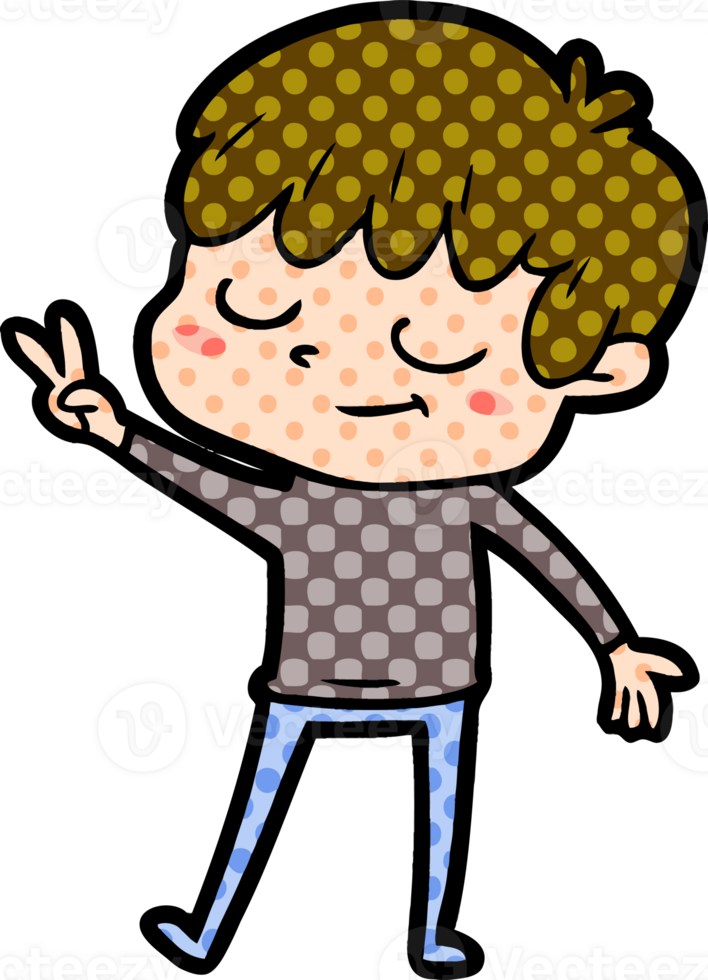 cartoon happy boy png