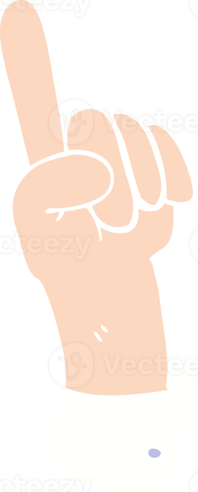 carton of hand gesture png