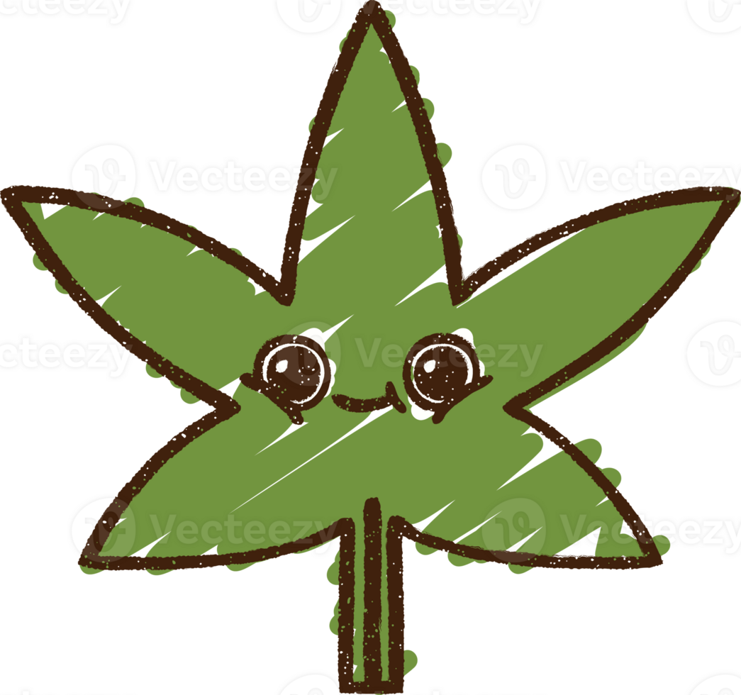 Leaf Chalk Drawing png