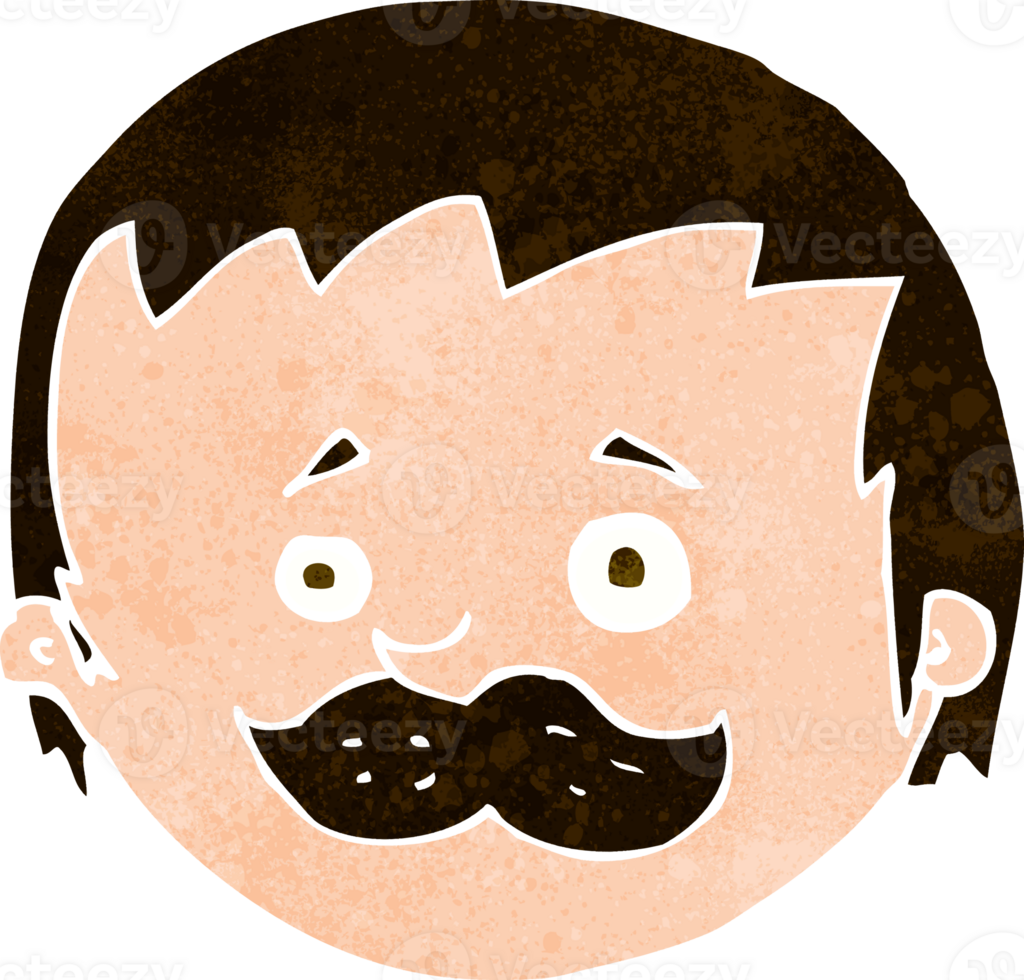 cartoon man with mustache png