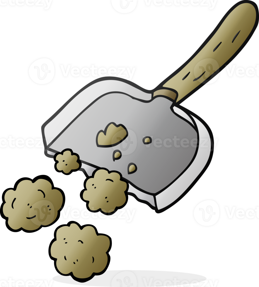 hand drawn cartoon dust pan png