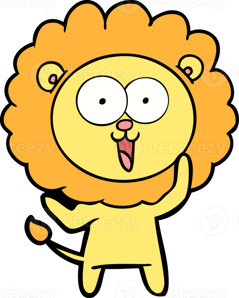 happy cartoon lion png