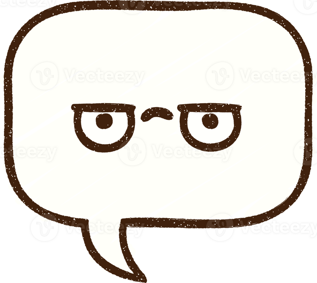 Speech Bubble Chalk Drawing png