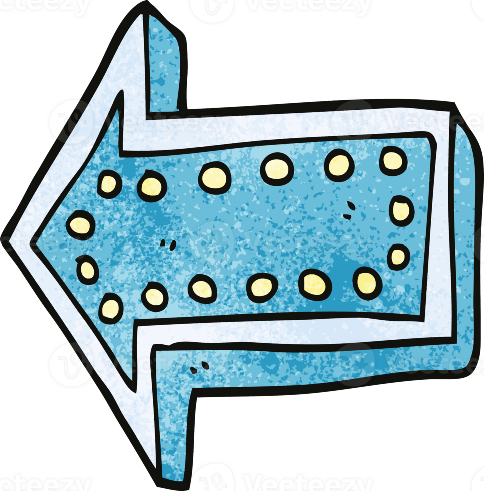 cartoon doodle arrow pointing direction png