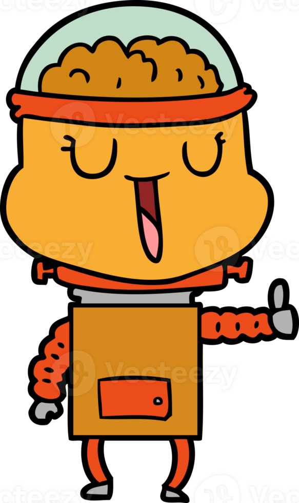 happy cartoon robot png