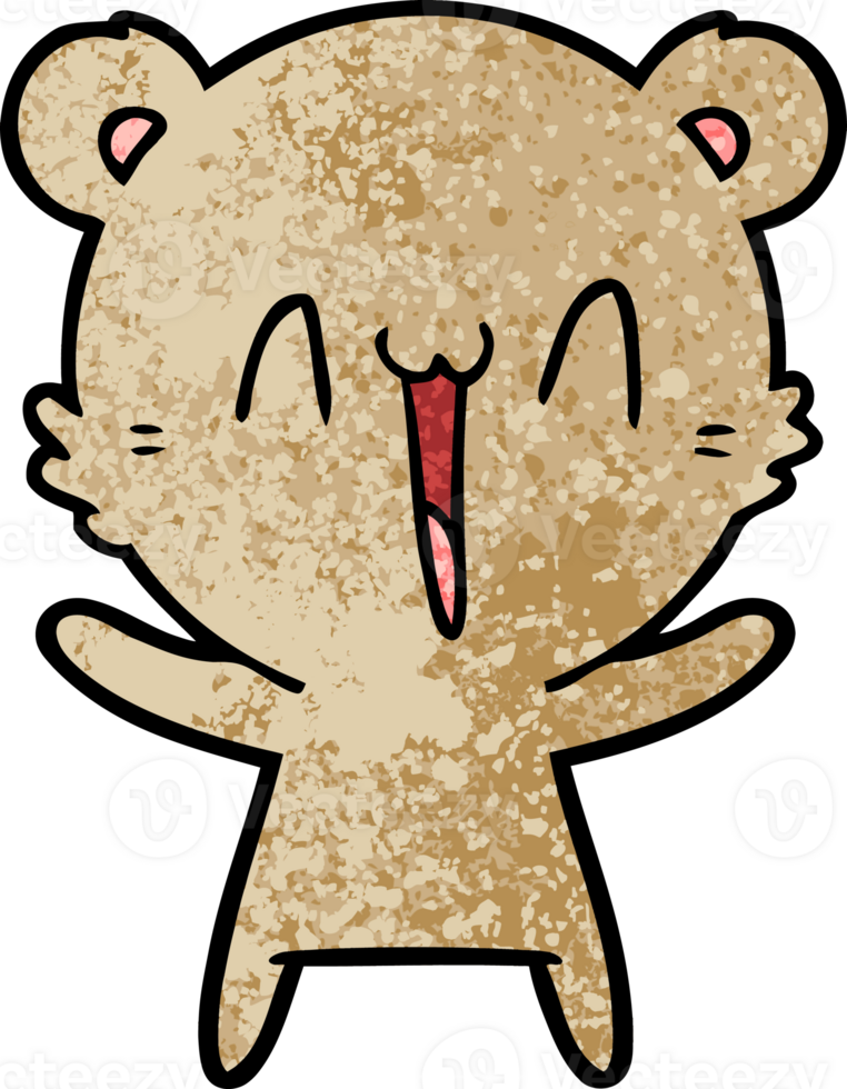happy bear cartoon png