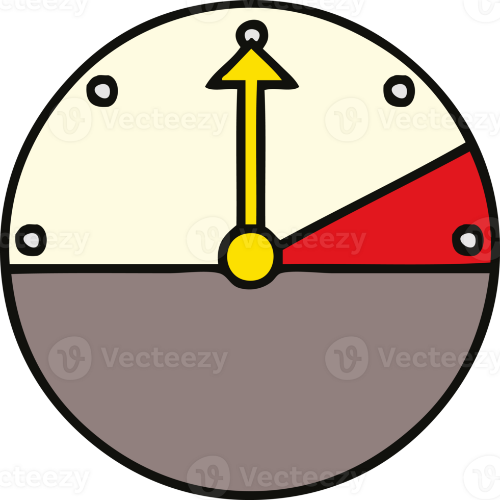 cute cartoon of a speedometer png