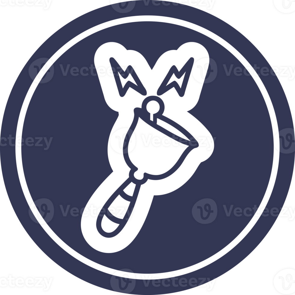 ringing bell circular icon symbol png