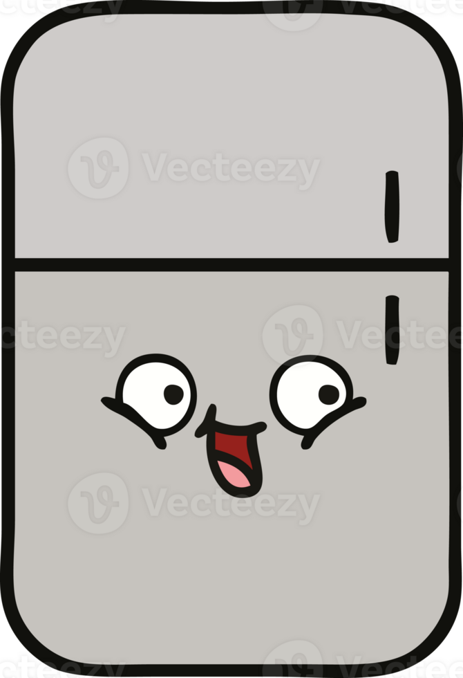 cute cartoon of a fridge  zer png